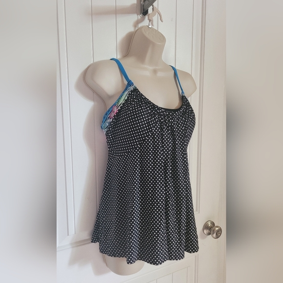 Coco Reef Playa Dot Harmony Underwire Tankini Top - Picture 4 of 9